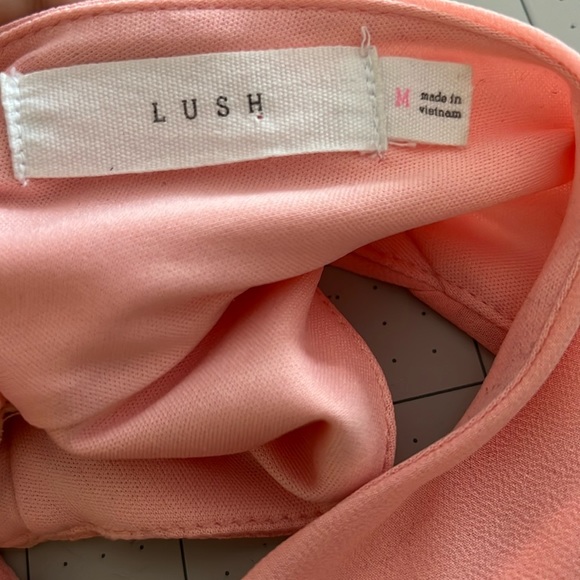 LUSH pink High-Low Dress size Medium - Picture 2 of 6